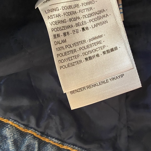 Levi's Women's Denim and Cream Sherpa Jacket - Picture 4 of 7
